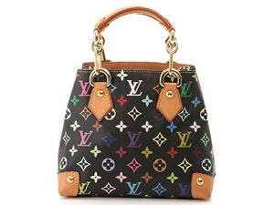 Louis Vuitton Monogram Handbag Noir Black Multicolor Audrey
